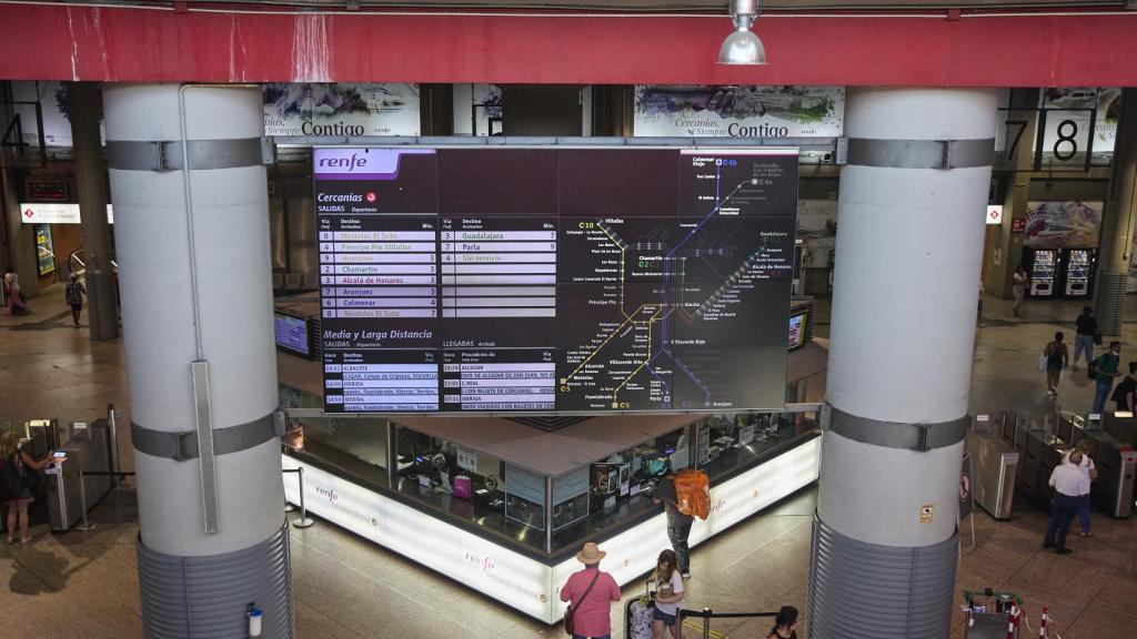 Vista general de la estación de Madrid-Atocha Cercanías