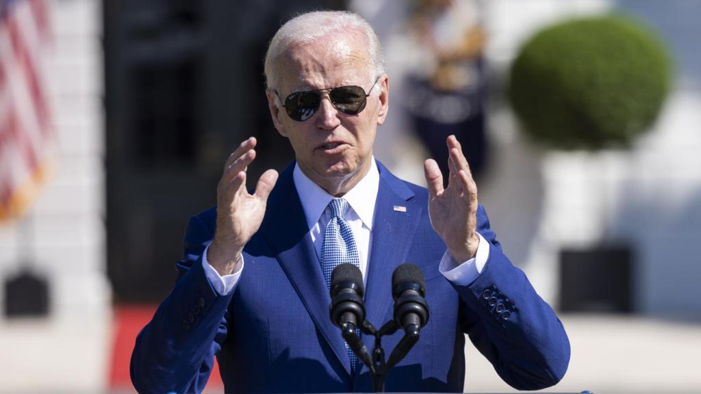 El presidente de Estados Unidos, Joe Biden, en una comparecencia en la Casa Blanca.