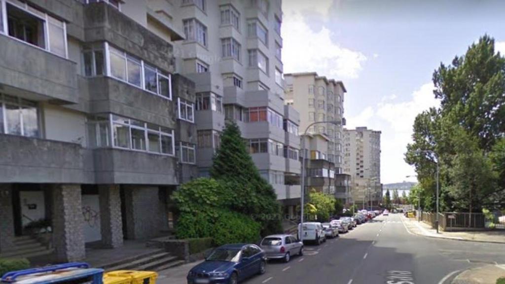 Calle Masaia en Caranza (Ferrol)