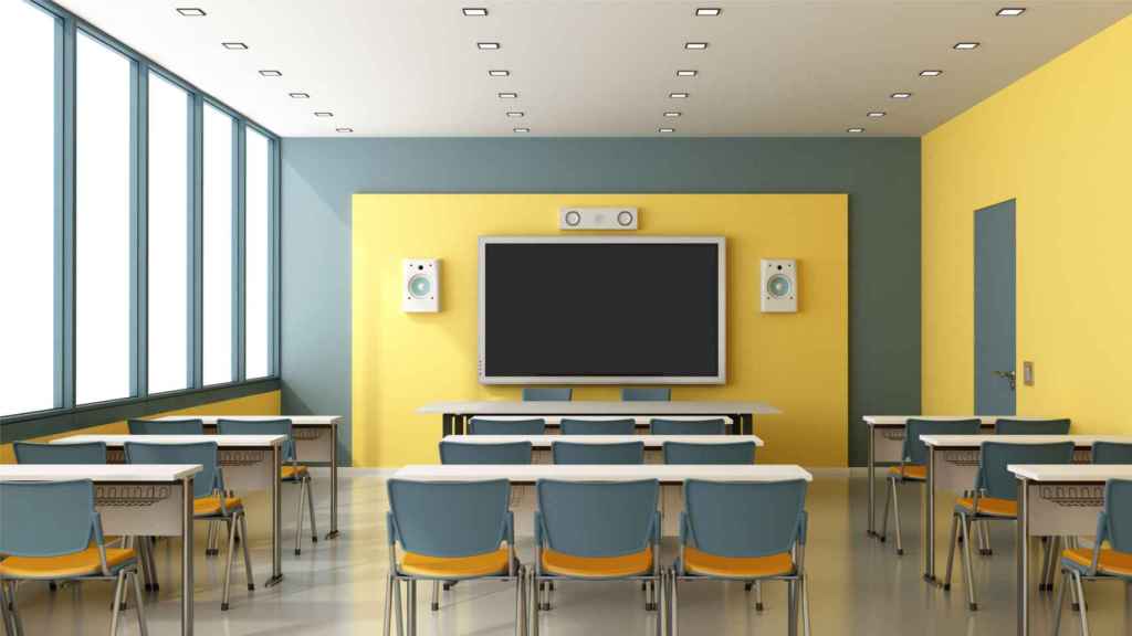 Aula en una imagen de archivo.
