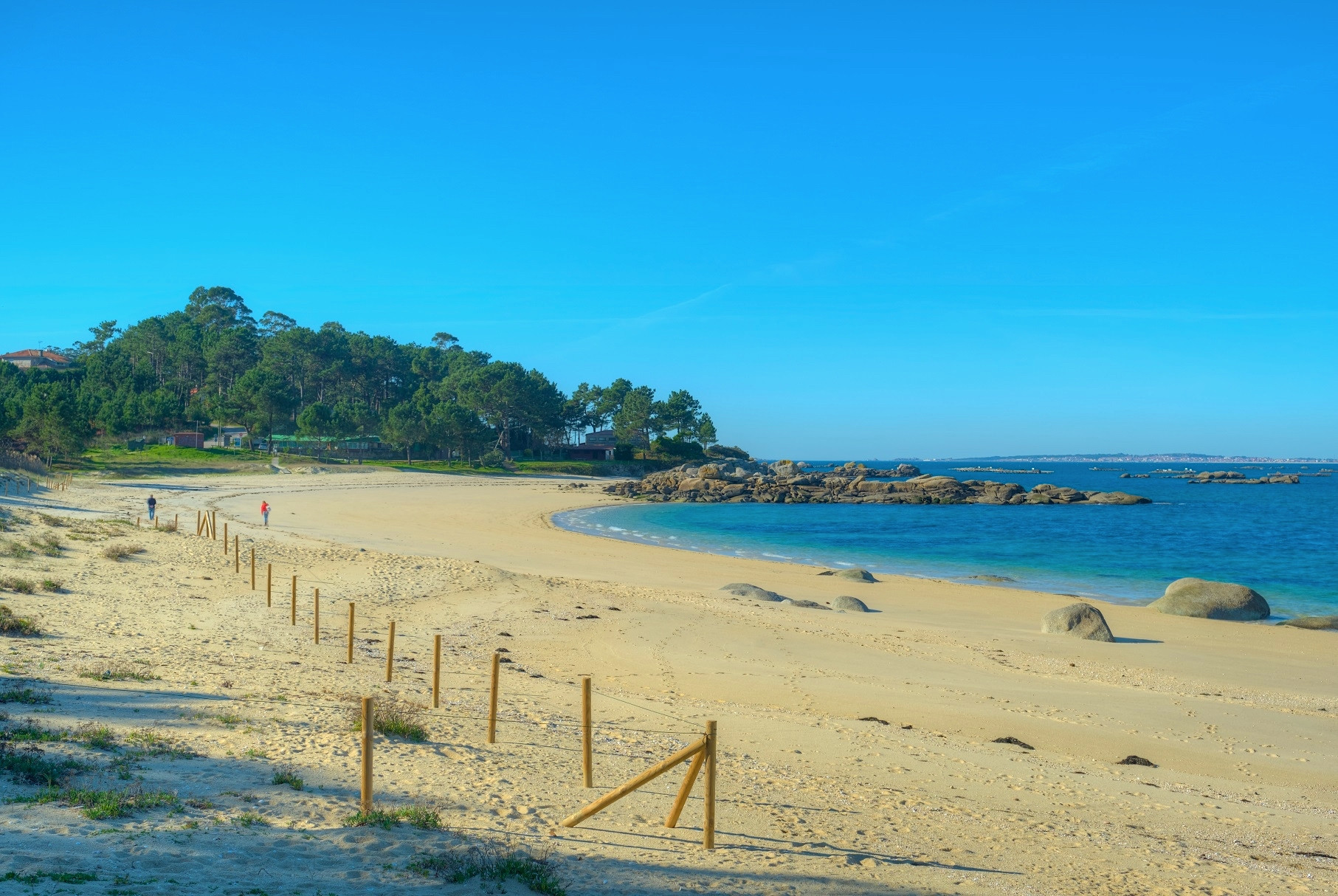 Praia de Area Grande, O Grove. Foto: Mancomunidade do Salnés
