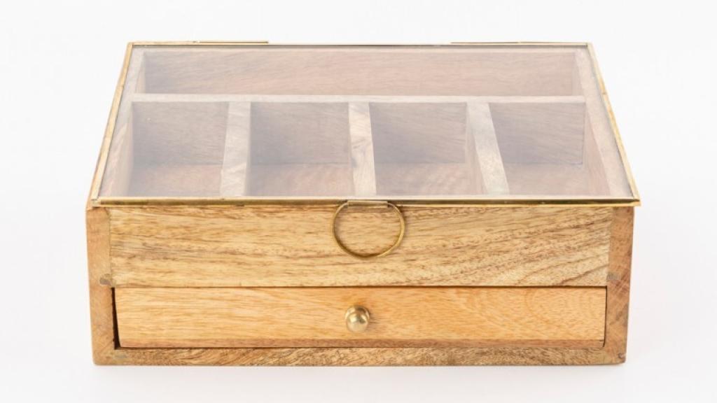 Joyero de madera de la línea Love & Home