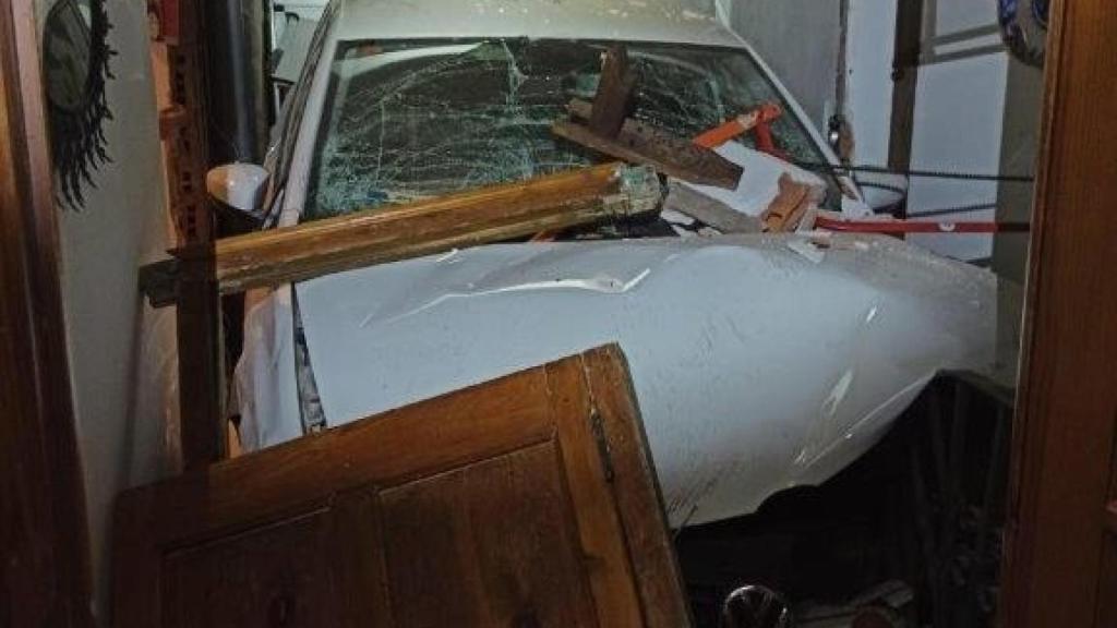 Imagen del accidente en el Paseo de los Pisones, en Burgos