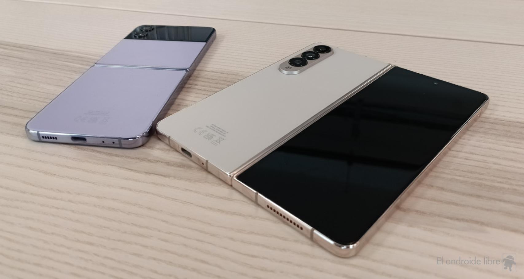Samsung Galaxy Z Fold 4 y Z Flip 4