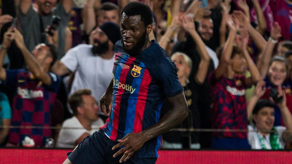 Franck Kessie, con el FC Barcelona