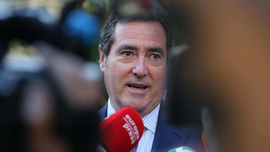 El presidente de la CEOE, Antonio Garamendi.