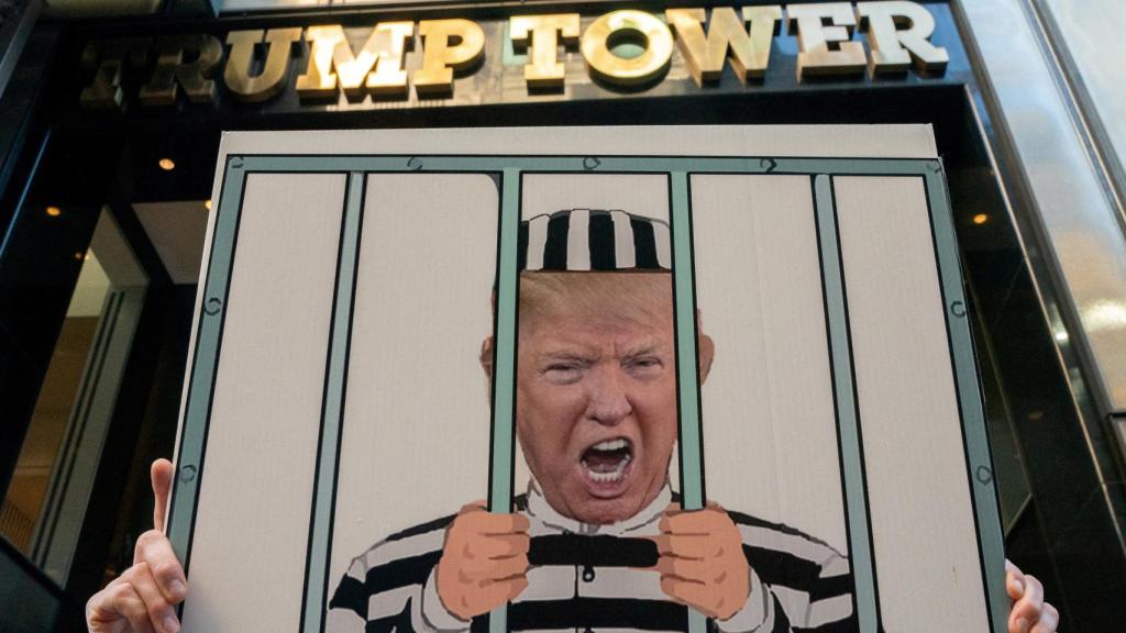 Protestas frente a la torre Trump, en Nueva York.