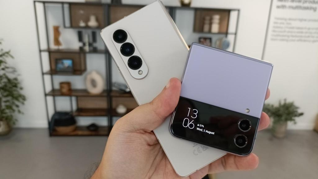 Los Samsung Galaxy Z Fold 4 y Galaxy Z Flip 4