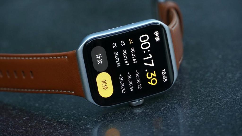 OPPO Watch 3 con cronómetro