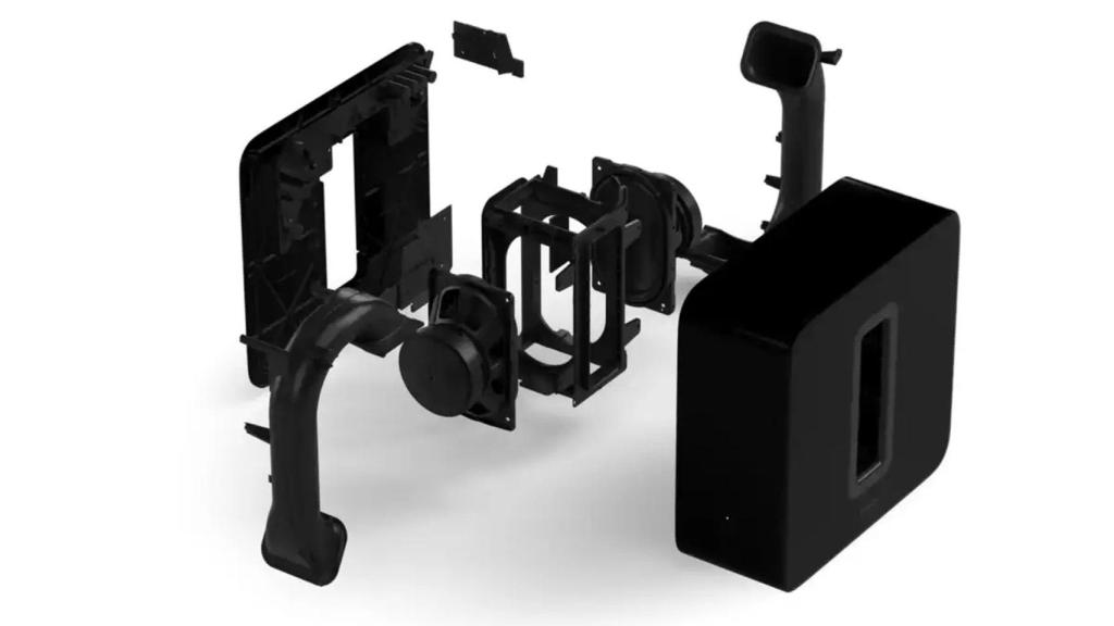 Sonos Sub Mini despiezado.