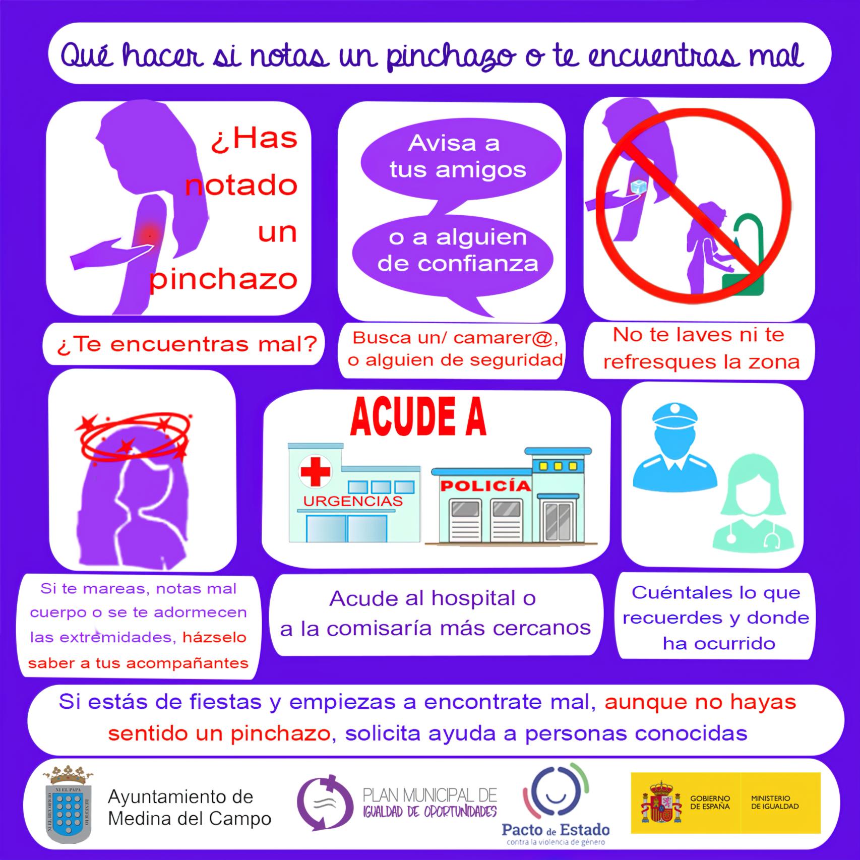 Prevención contra los pinchazos de sumisión química