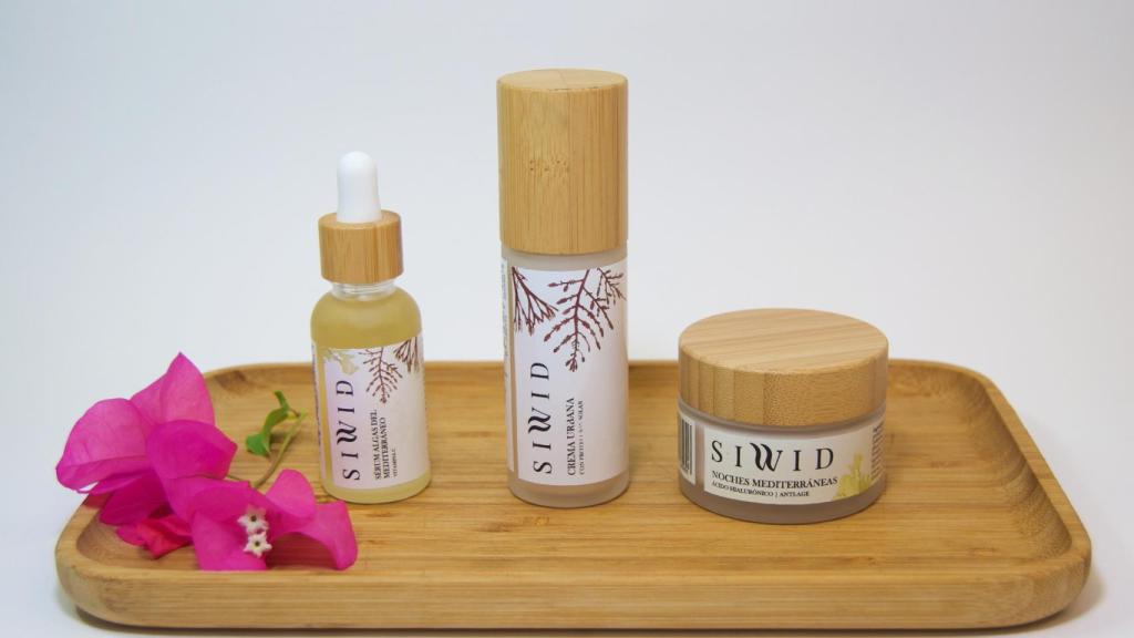 Productos cosméticos elaborados a partir de los cultivos de algas de Mediterranean Algae.