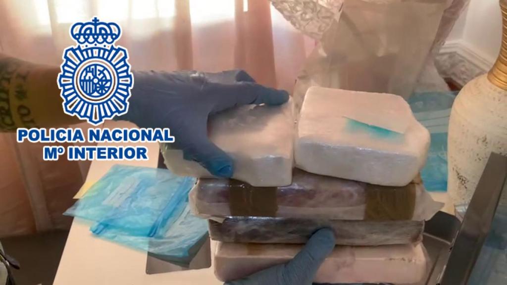 Parte del material incautado por la Policía Nacional.