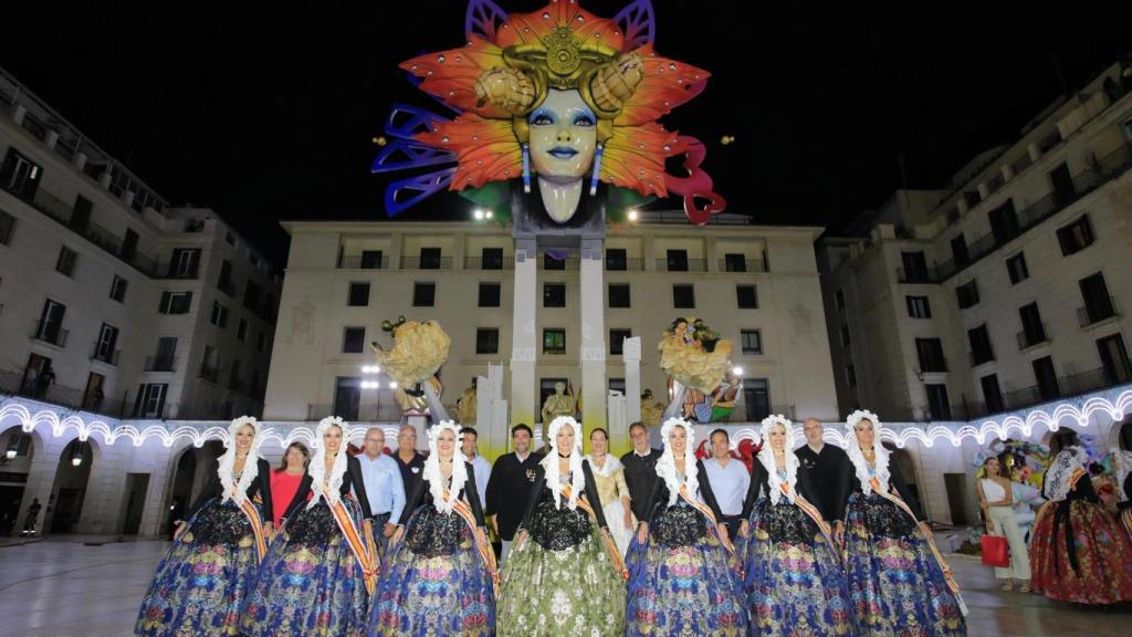 Un instante de las fiestas de este año.