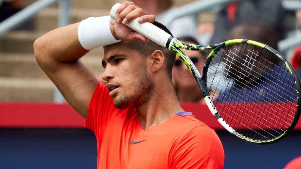 Carlos Alcaraz, durante el Masters 1.000 de Canadá