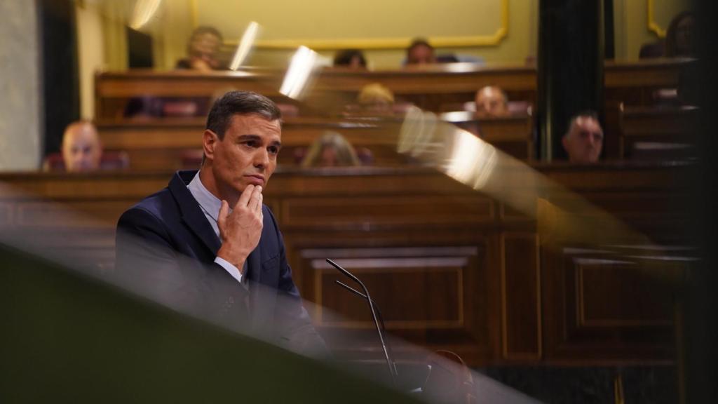 Pedro Sánchez, durante el Debate del estado de la Nación del pasado mes de julio.