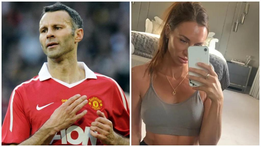 Ryan Giggs y Kate Greville