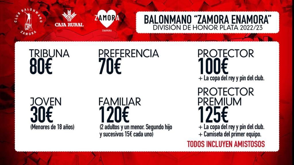 Cartel de la campaña de abonados 'Zamora Enamora'
