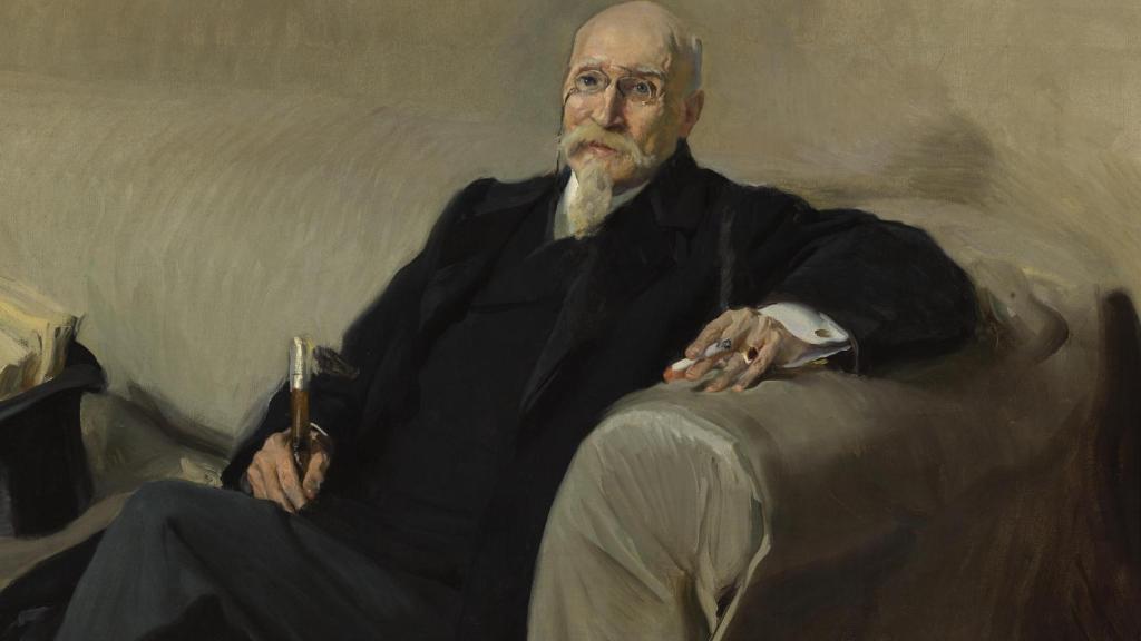 'José Echegaray', retrato de Sorolla