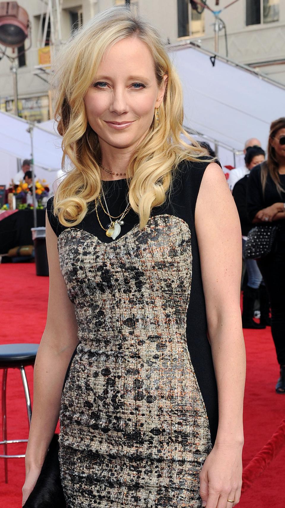 Anne Heche en una alfombra roja en Los Ángeles en septiembre de 2011.