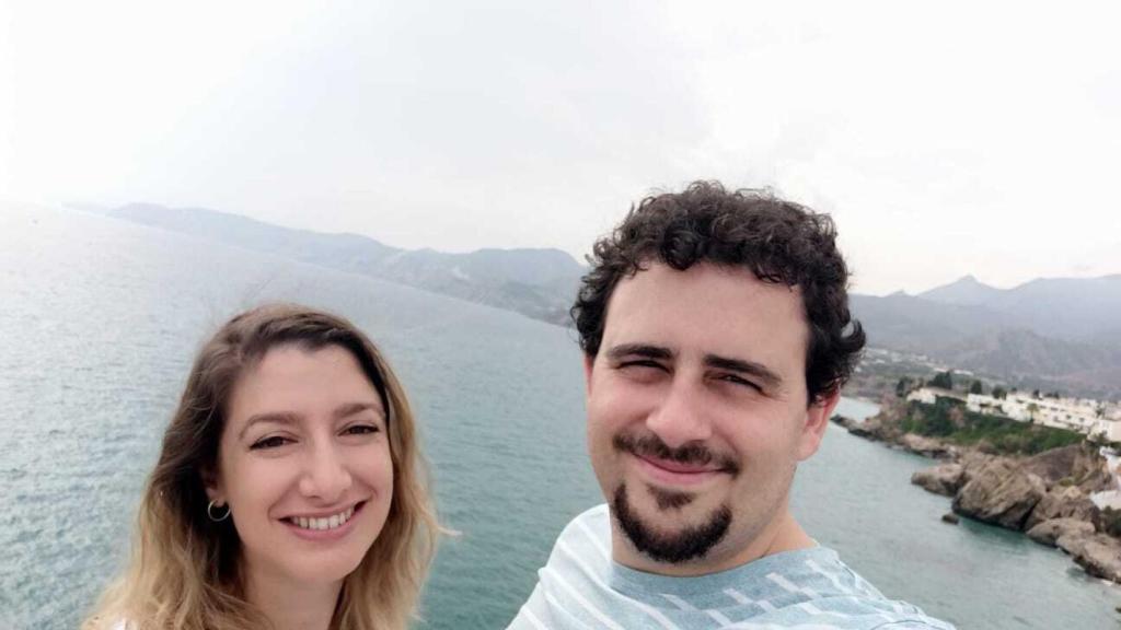 Jesús Mota y Elena Medina disfrutando de las vacaciones.