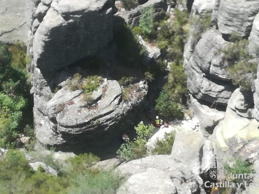 El paraje de Las Calderas en la localidad burgalesa de Quintanar de la Sierra.
