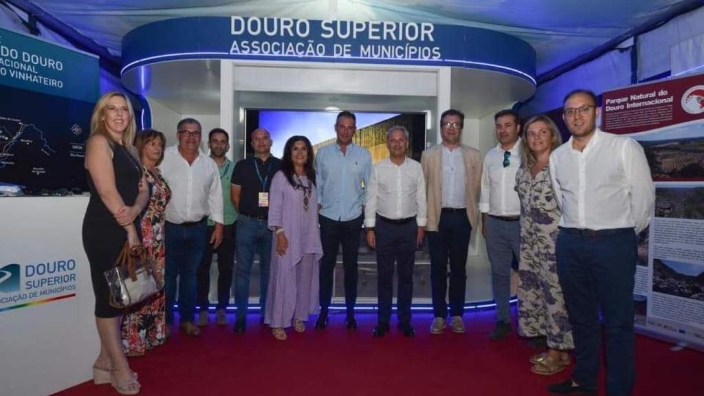 La delegación de Ciudad Rodrigo en un stand de la Feria