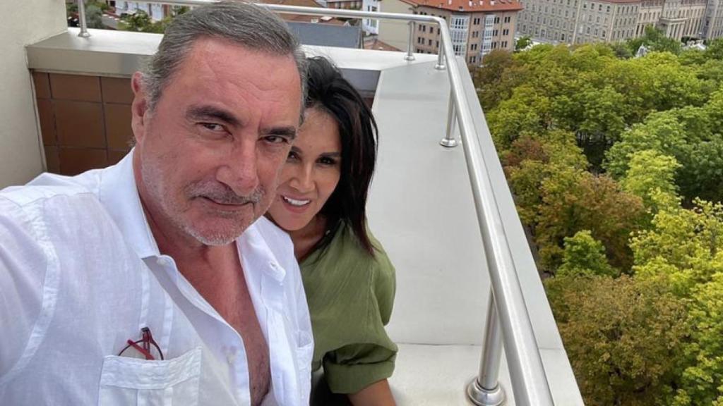 Carlos Herrera y Pepa Gea en una imagen compartida en Instagram.