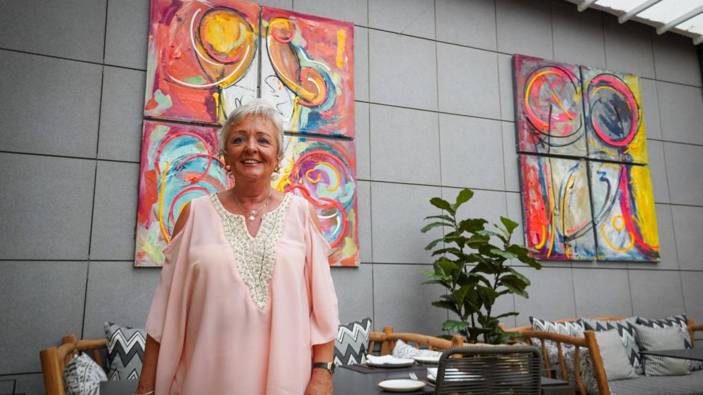 Teresa Porras, durante la entrevista.