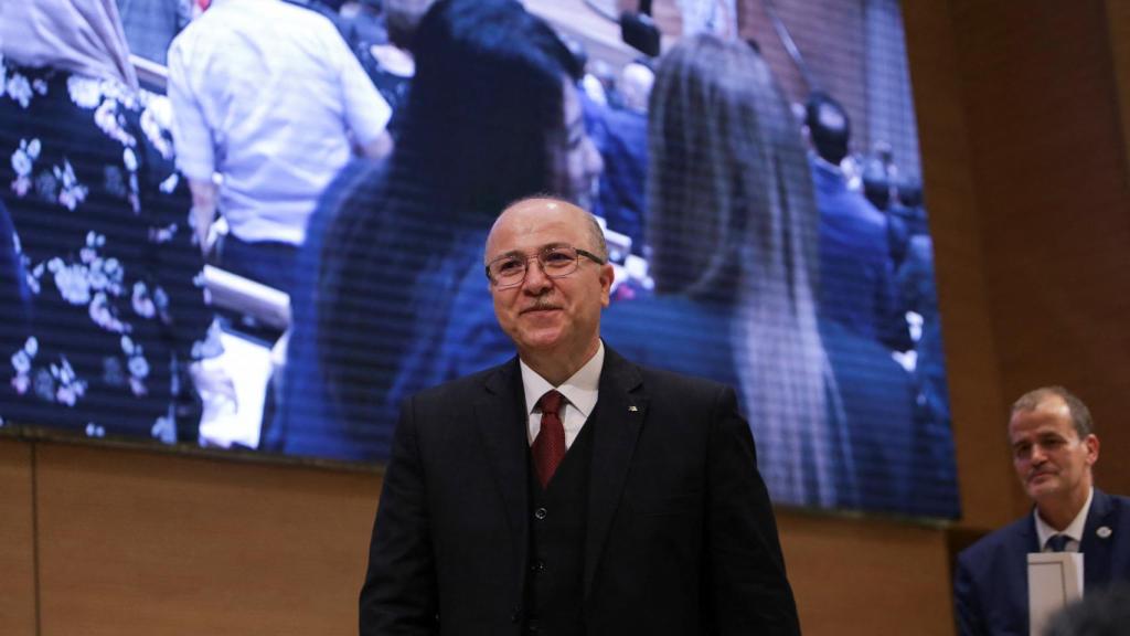 El primer ministro de Argelia, Ayman Benabderrahmane, durante una cumbre el pasado mes de julio