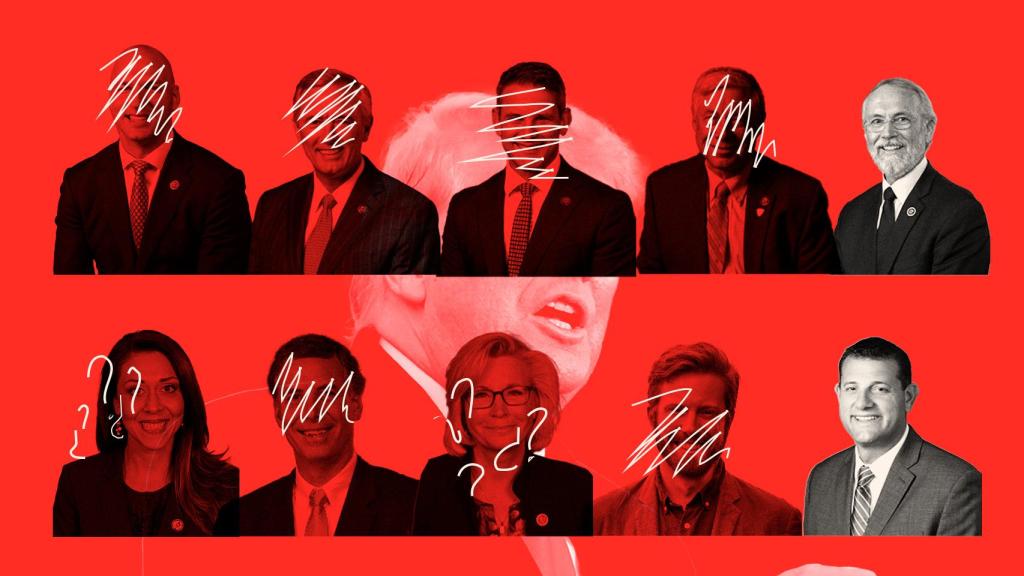 Anthony González, John Katko, Adam Kinzinger, Fred Upton, Dan Newhouse , Jaime Herrera Beutler, Tom Rice, Liz Cheney, Peter Meijer, David Valadao