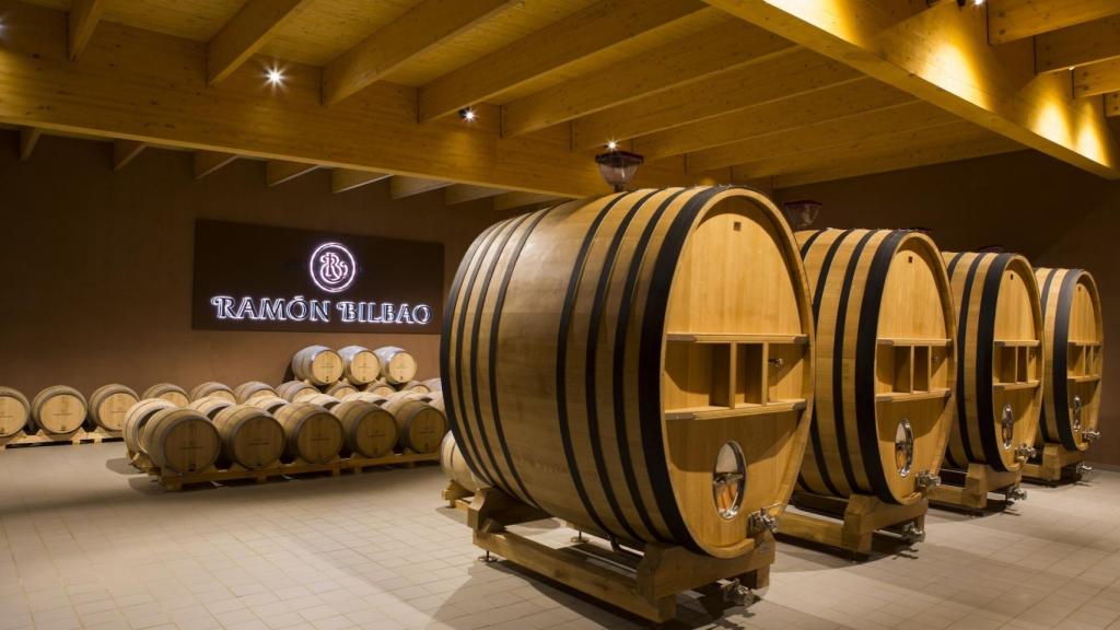 Sala de barricas Ramón Bilbao