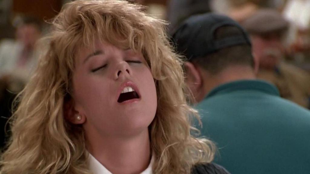 Meg Ryan, en la escena del orgasmo fingido de 'Cuando Harry encontró a Sally'