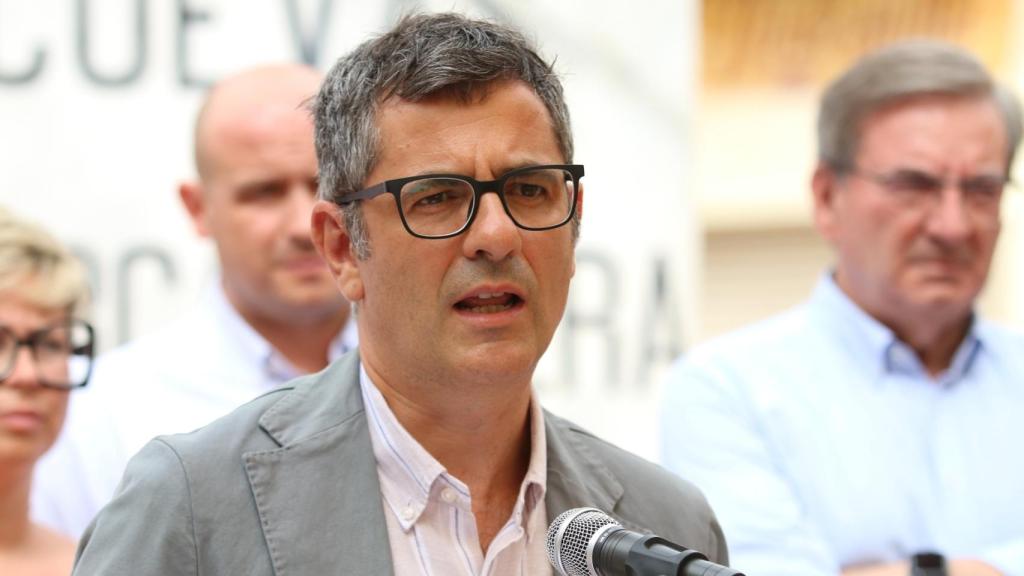 Félix Bolaños, este sábado.