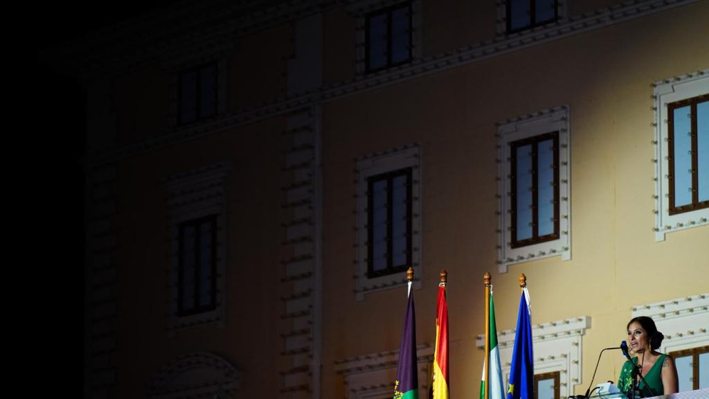 Peláe, en el pregón.