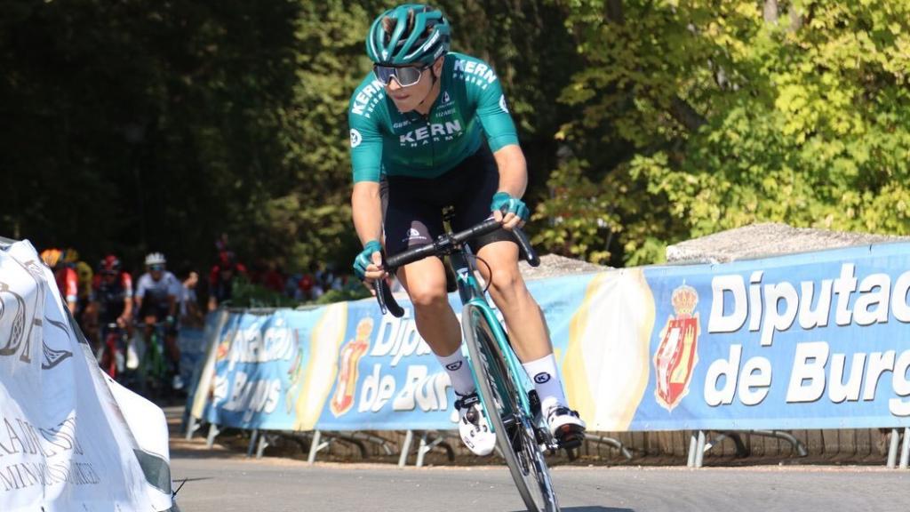 Raúl García Pierna en la Vuelta a Burgos.