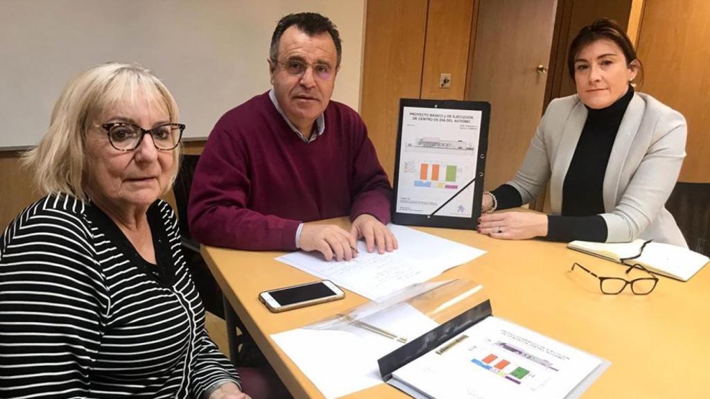 Los Procuradores del PSOE de Zamora: Inmaculada García Rioja, José Ignacio Martín Benito y Ana Sánchez