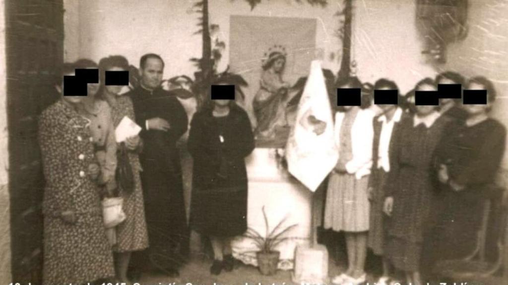 Las dependencias de la Iglesia de la Merced usada en 1945 por el sacerdote Hipólito Lucena y las hipolitinas.