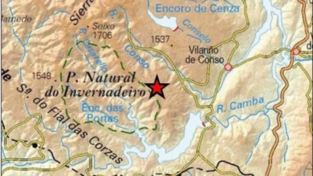 Terremoto en Vilariño de Conso, el 15 de agosto de 2022.
