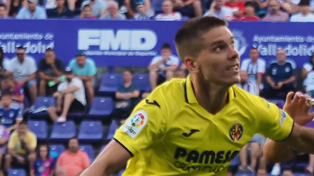 Juan Foyth durante un partido con el Villarreal CF.