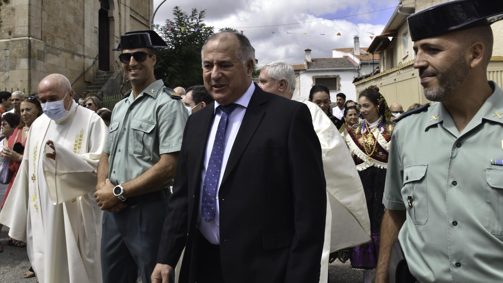 Imágenes de la procesión de San Roque en las fiestas de Villarino 2022