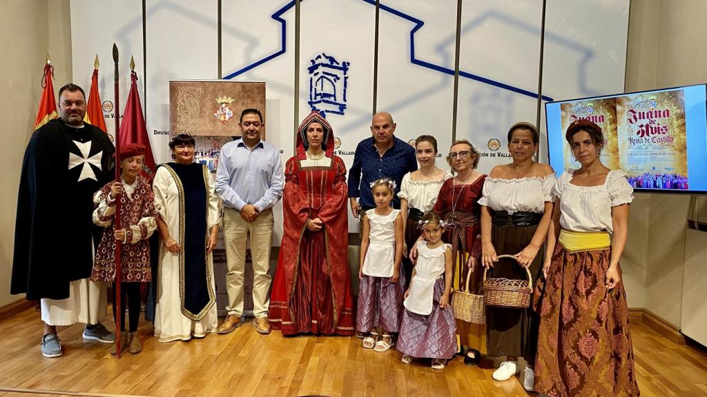 Presentación de la recreación histórica en Alaejos