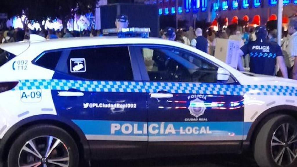 Un coche de la Policía Local de Ciudad Real.