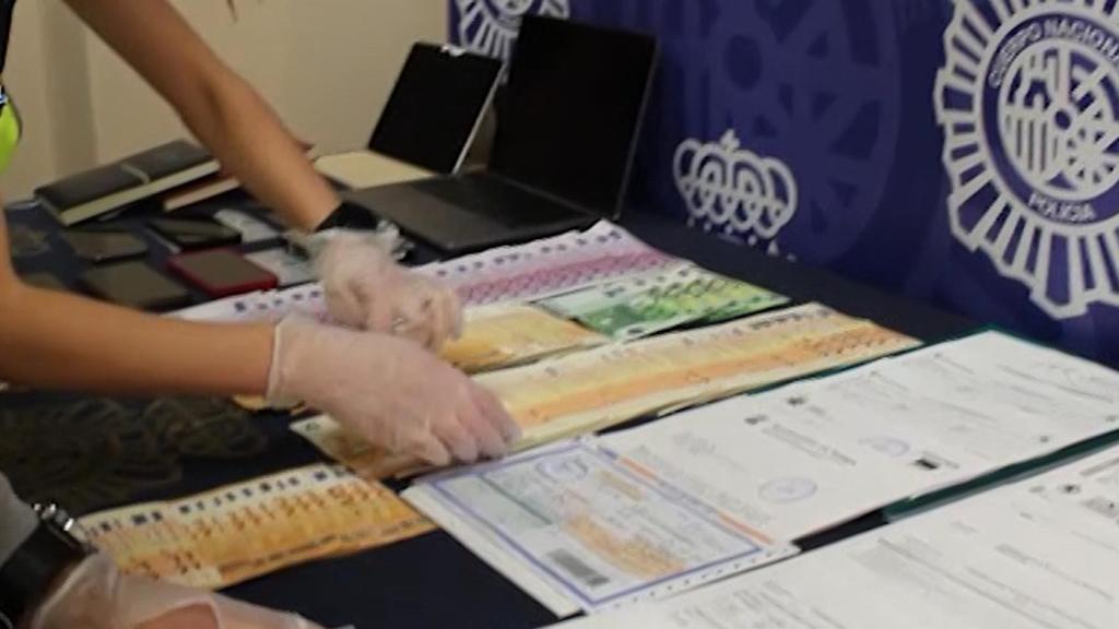 Efectos requisados de la Policía Nacional.