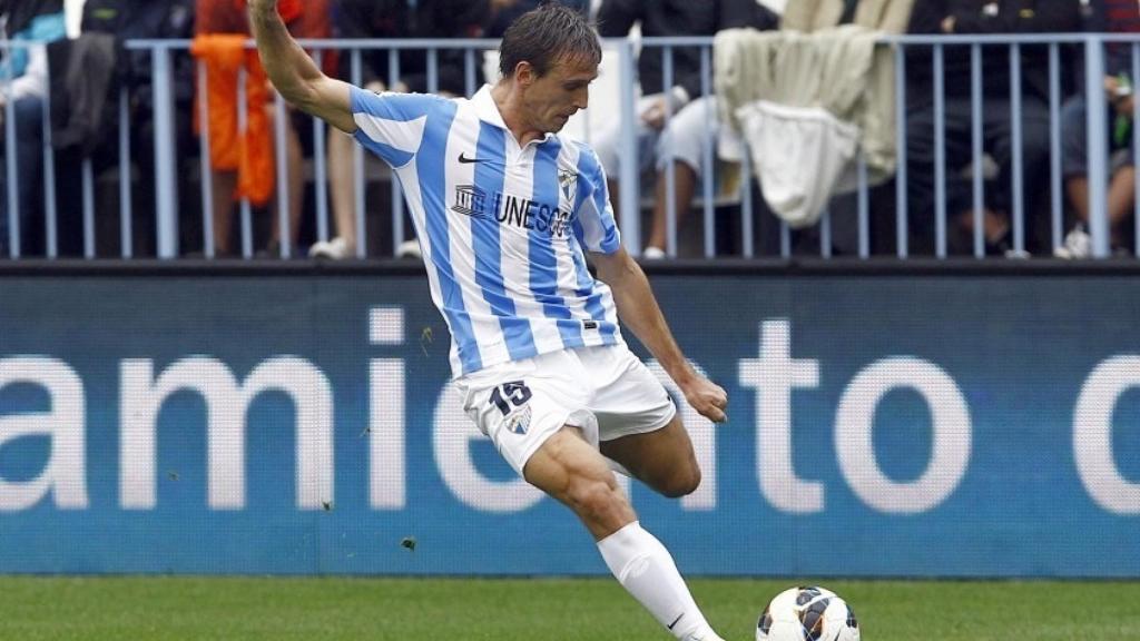 Nacho Monreal en una imagen de archivo vistiendo la camiseta del Málaga CF