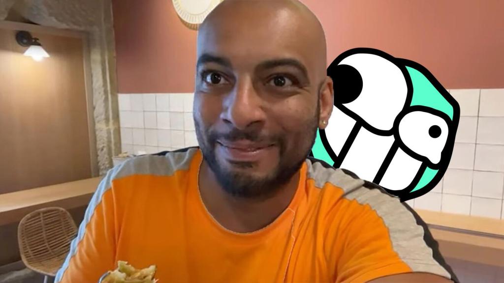 Fotomontaje con un 'frame' del vídeo de Borja Escalona.