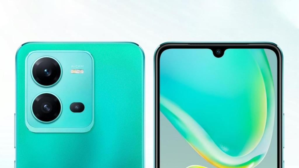 Vivo V25 por detrás