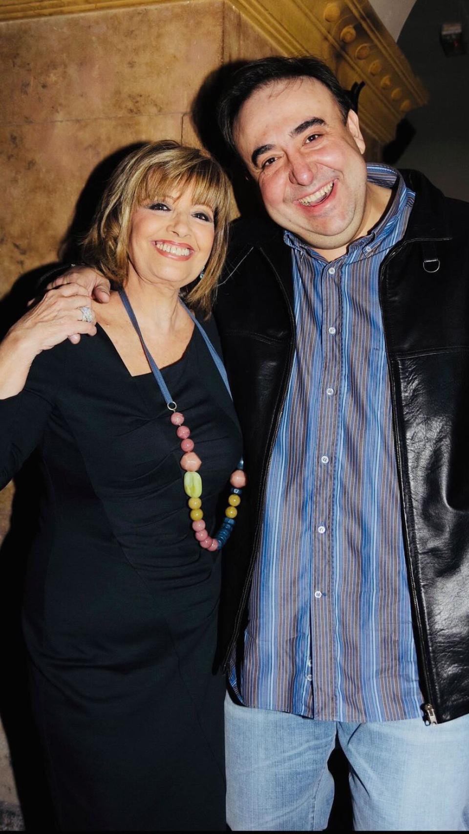 La presentadora andaluza junto a su gran amigo.