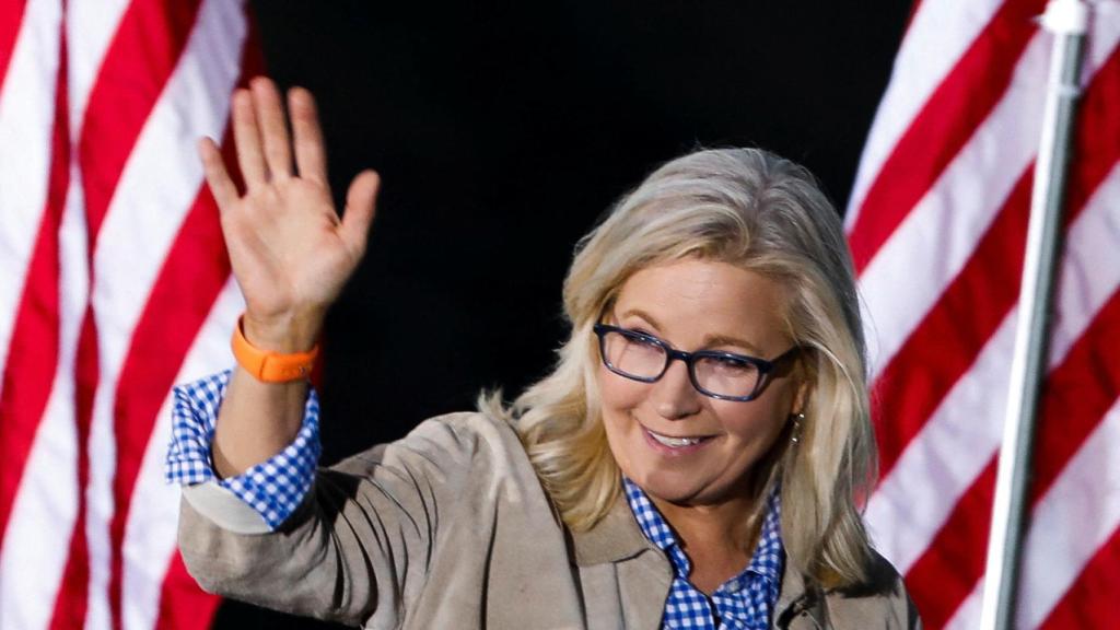 La republicana Liz Cheney, este miércoles, tras perder las primarias en Wyoming.