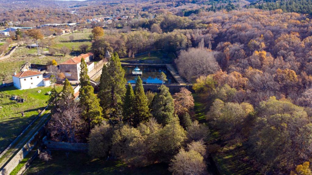 Imagen del jardín de El Bosque de Béjar en Salamanca